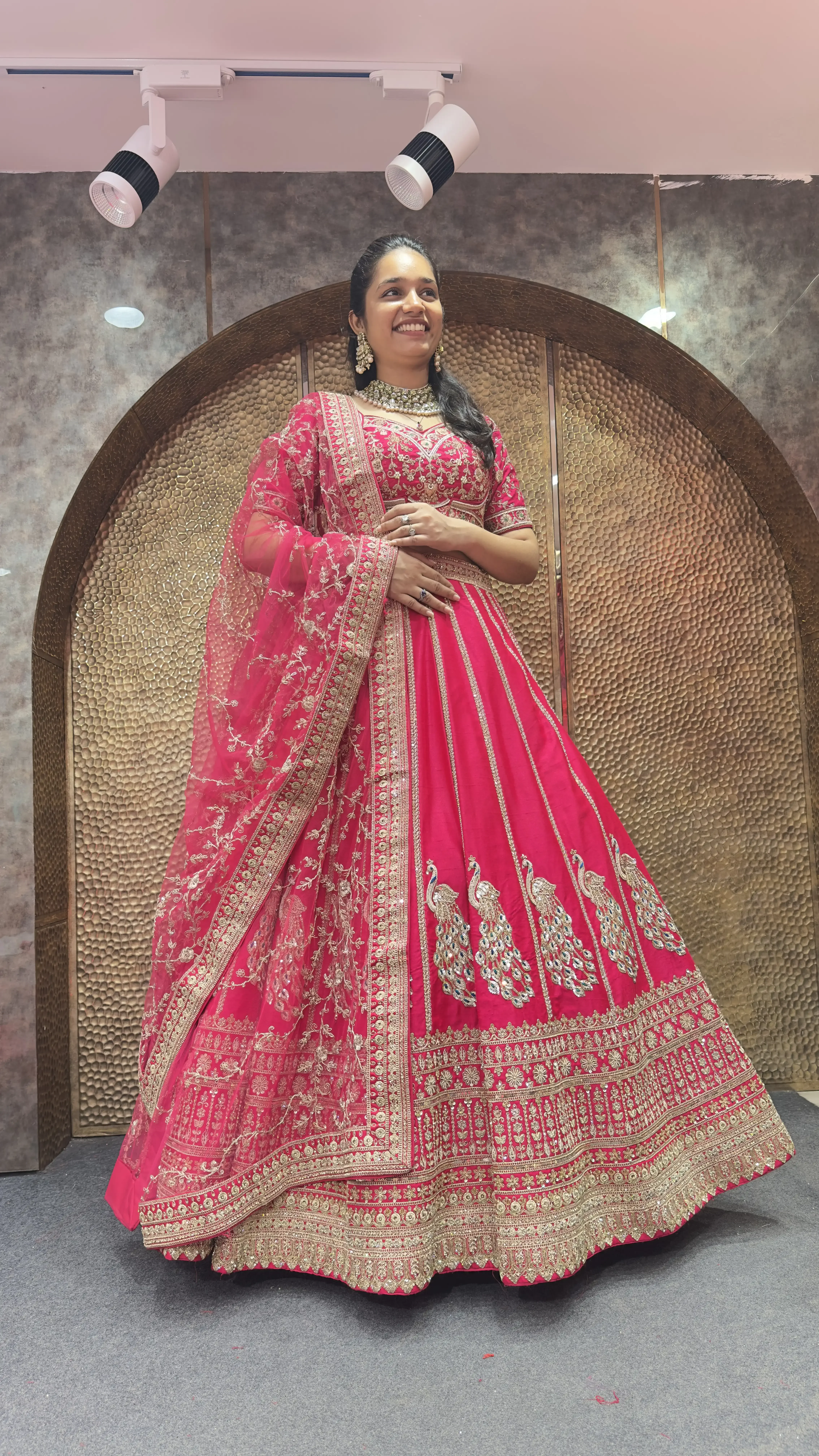 Latest Peacock Design Bridal